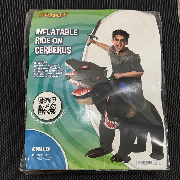 Inflatable Ride-On Cerberus Costume Halloween Costume - Picture 1 of 1